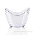 High quality solid transparent ice bucket